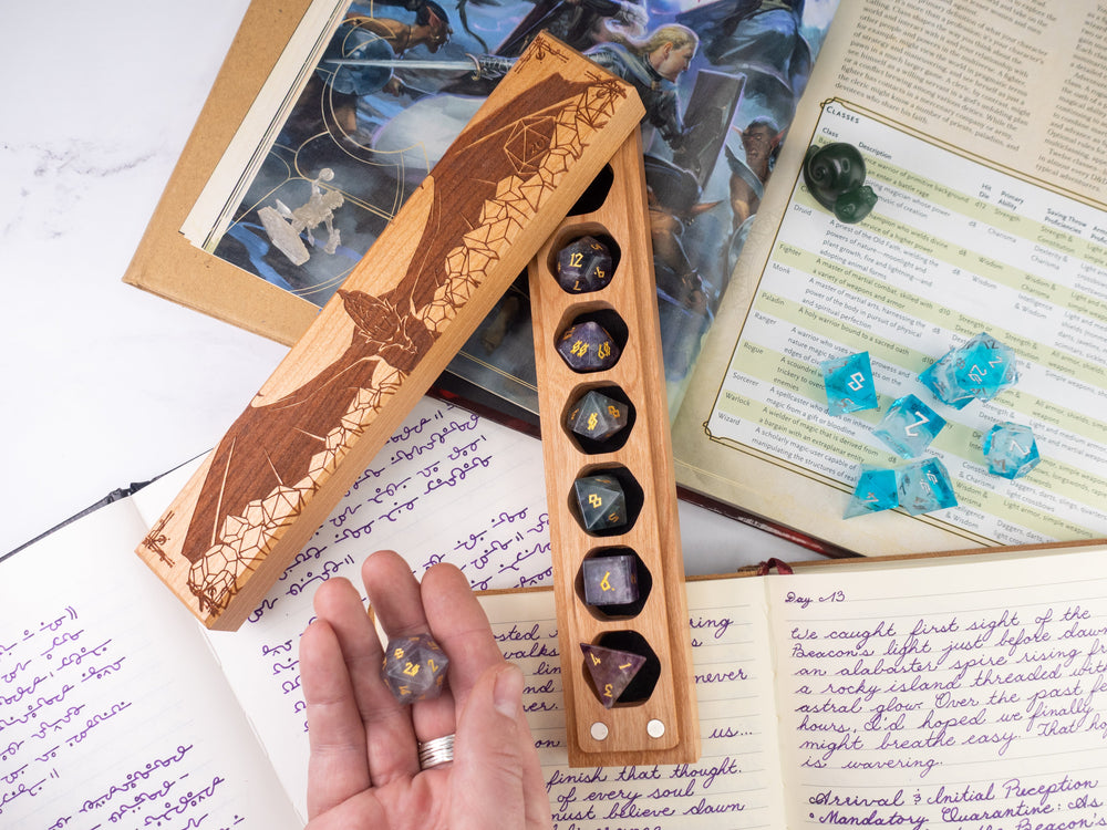Dragon's Hoard | Engraved Council of 7 Dice Vault (ONLINE ORDER ONLY)