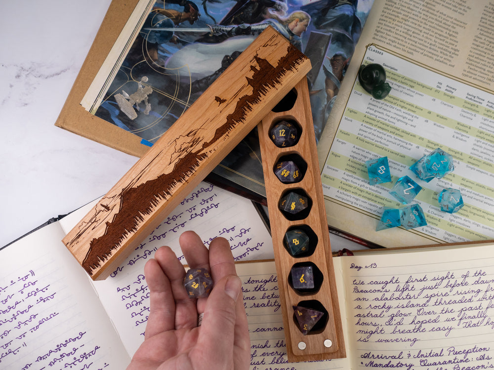 Fantasy | Engraved Council of 7 Dice Vault (ONLINE ORDER ONLY)