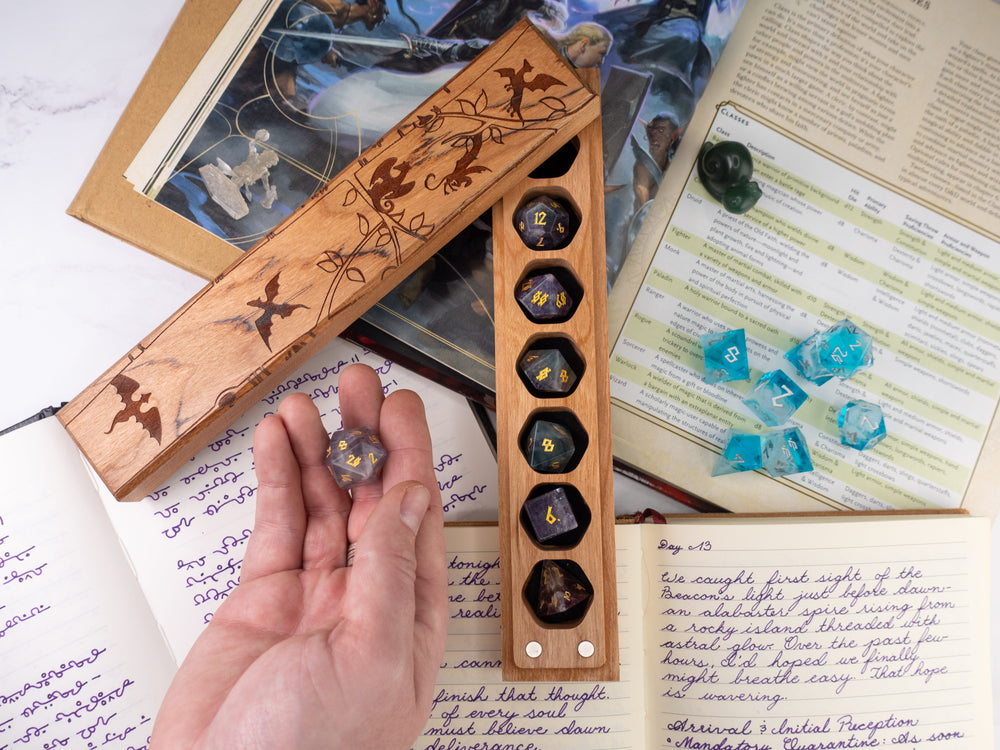 Dragon Tree | Engraved Council of 7 Dice Vault (ONLINE ORDER ONLY)