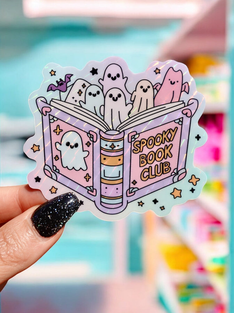 Spooky Book Club Halloween Sticker (Online Order Only)