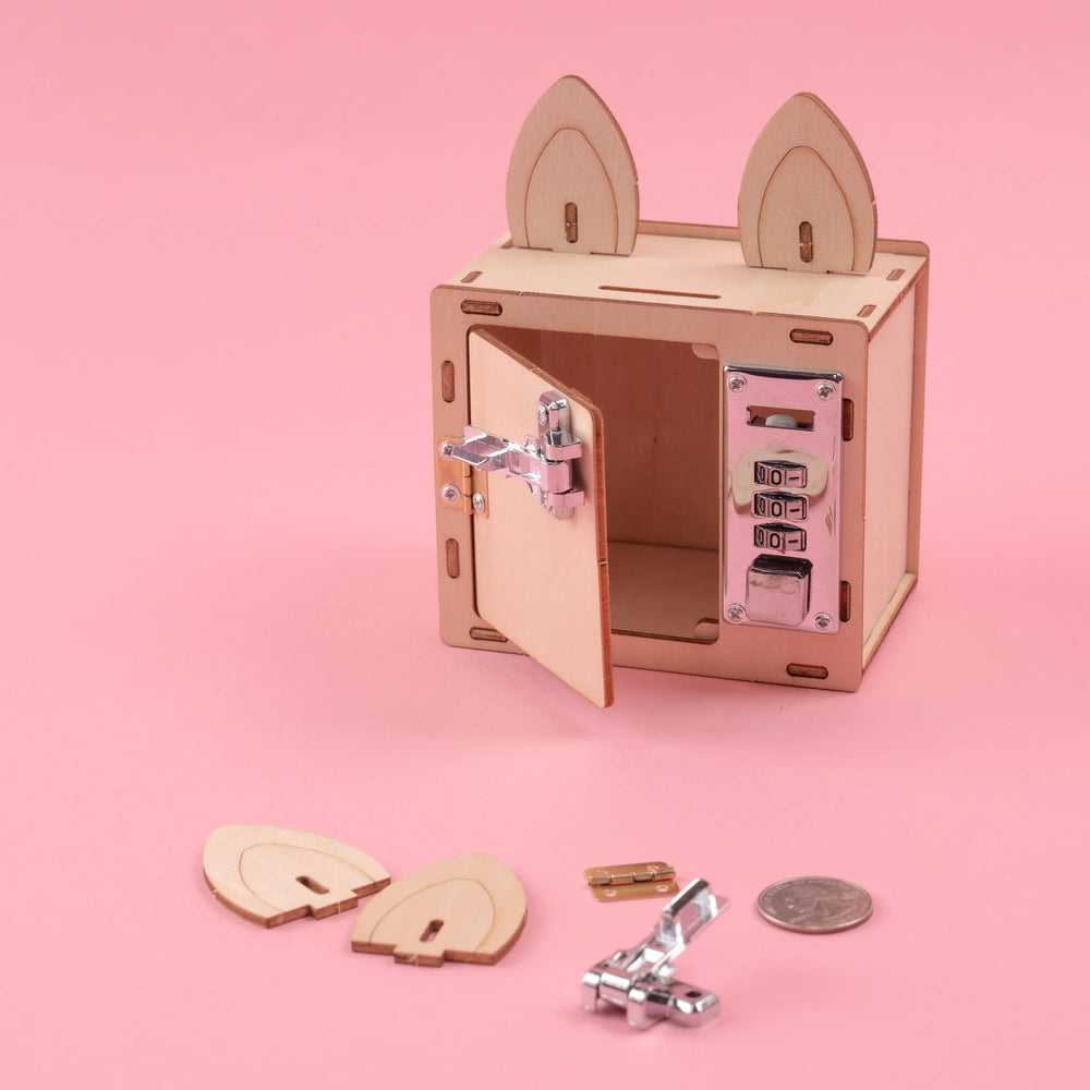 Combination Lock Box & Phone Holder DIY Kit, Educational STEM Toy (ONLINE ORDER ONLY)