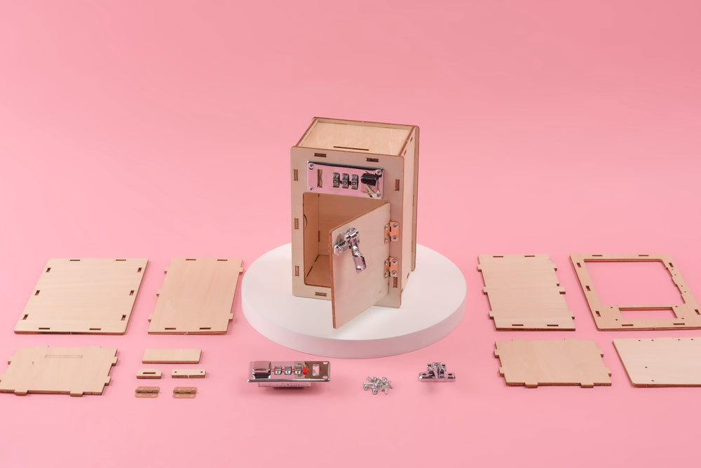 Combination Lock Box DIY Kit, Educational STEM Toy (ONLINE ORDER ONLY)