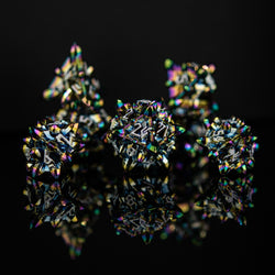 Asteroid Fields Metal Dice Set - Iris (ONLINE ORDER ONLY)