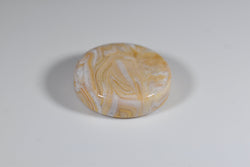 Backgammon Medium Checker Marble Ivory (28mm x8mm) (Online Only)