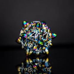 Asteroid Fields Metal Dice Set - Iris (ONLINE ORDER ONLY)