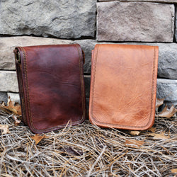 The Pathfinder Leather Flap Satchel - Small (ONLINE ORDER ONLY)