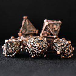 Bronze - Weird West Wasteland Metal Dice Set (ONLINE ORDER ONLY)