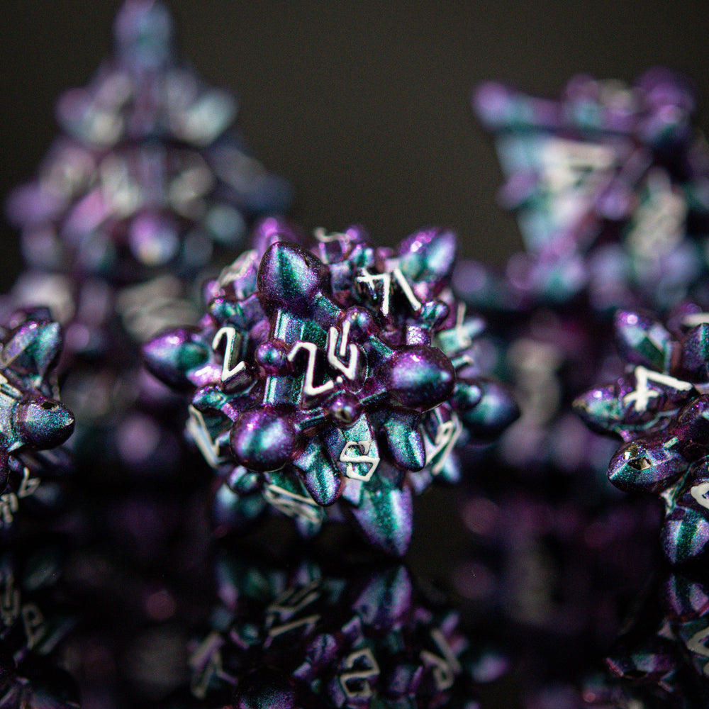 Asteroid Fields Metal Dice Set - Juno (ONLINE ORDER ONLY)