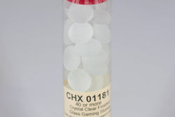 40+ Crystal Frosted Glass Gaming Stones Counters (Online Only)