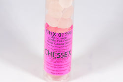 40+ Crystal Pink Frosted Glass Gaming Stones Counters (Online Only)