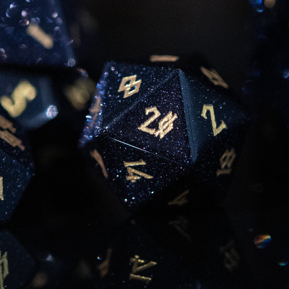 Blue Sandstone Dice Set (ONLINE ORDER ONLY)