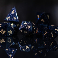 Blue Sandstone Dice Set (ONLINE ORDER ONLY)