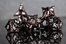 Vortex Warp Metal Dice Set - Deep Red (ONLINE ORDER ONLY)