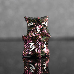 Vortex Warp Metal Dice Set - Pearlescent Magenta (ONLINE ORDER ONLY)