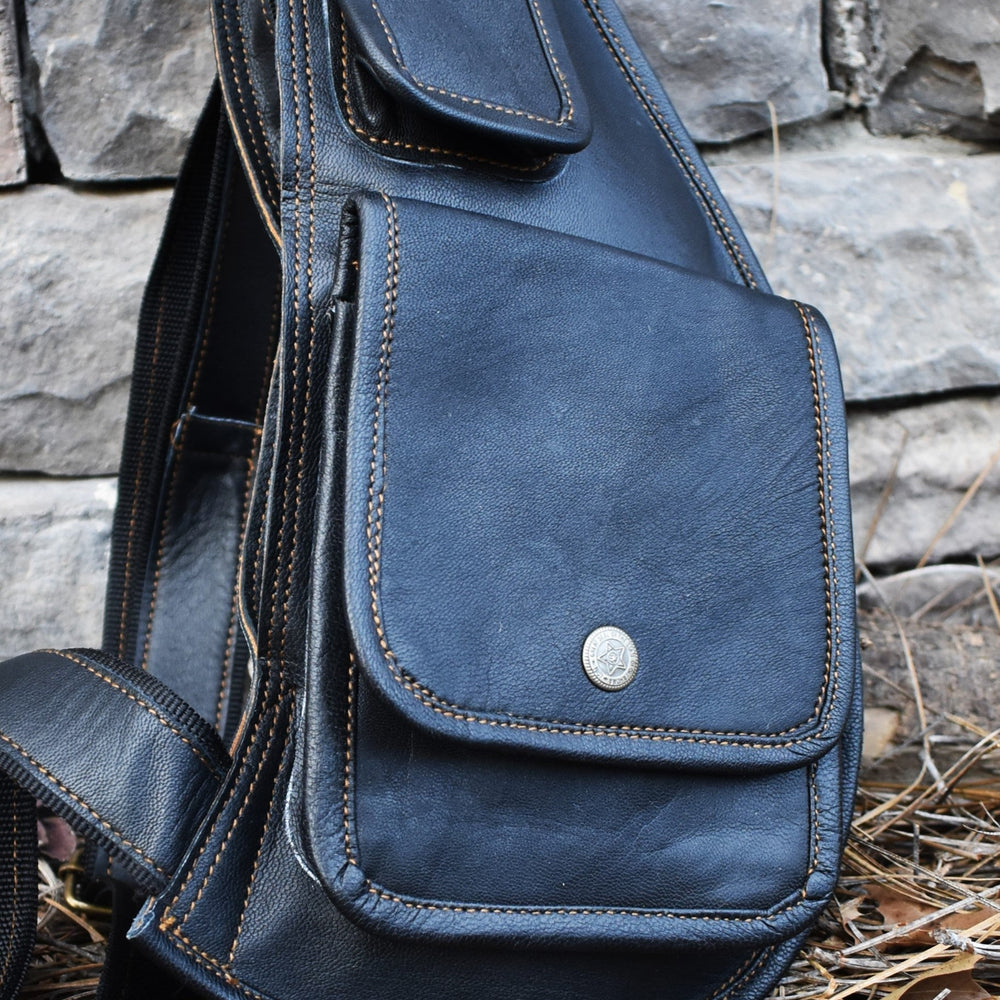 Goatskin Leather Sling Bag (ONLINE ORDER ONLY)