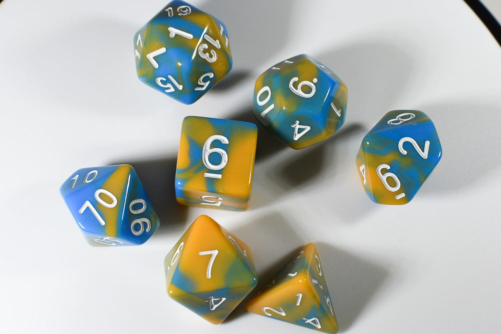 Tiger Ocean Dual Color Swirl Blue/ Orange (Online Only)