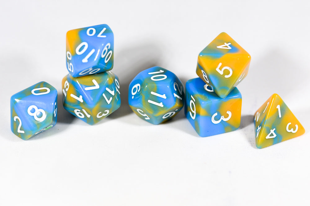 Tiger Ocean Dual Color Swirl Blue/ Orange (Online Only)