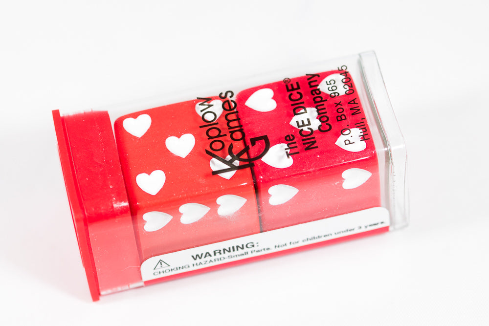 Sweetheart Dice Heart Valentines Day 25mm (Online Only)