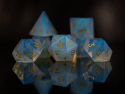 Opalite Stone Dice Set (ONLINE ORDER ONLY)