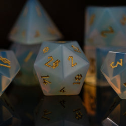Opalite Stone Dice Set (ONLINE ORDER ONLY)