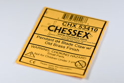Pendant d4 Blade Claw w/ Old Brass Finish (Online Only)