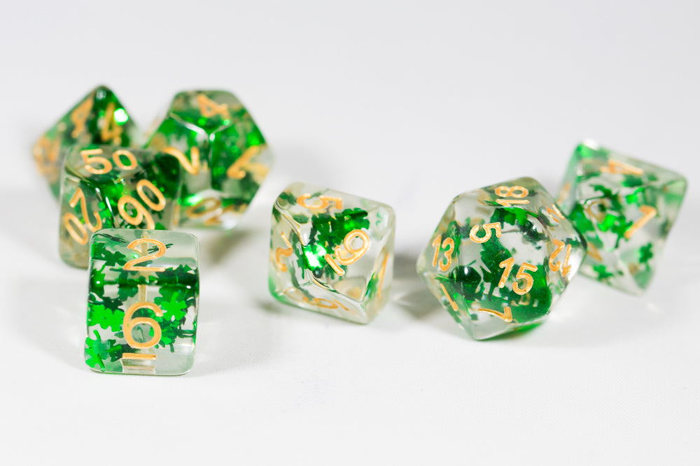 Green Clover Pieces Dice (Online Only)