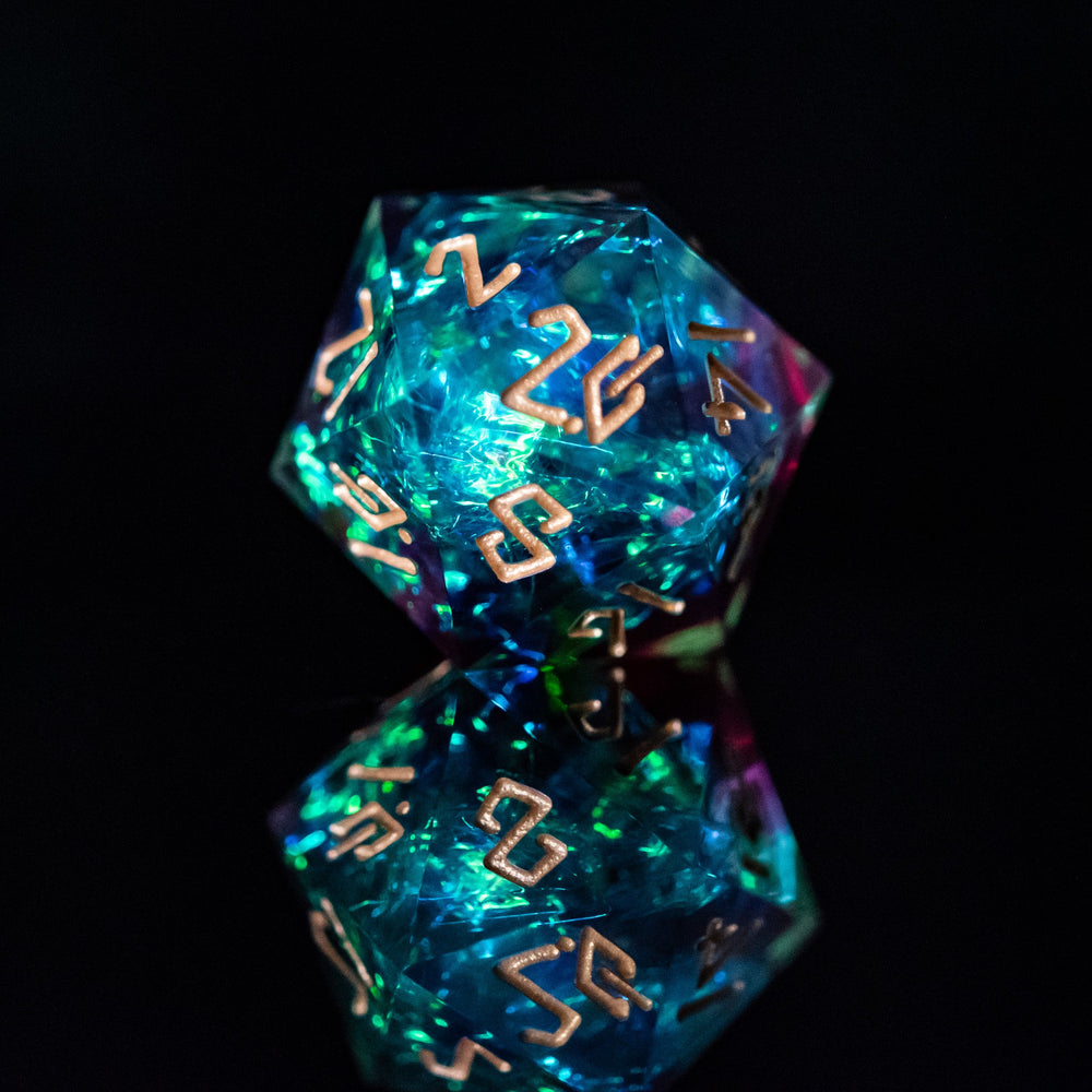 Eldritch Blast Sharp-Edged Resin Dice Set (ONLINE ORDER ONLY)