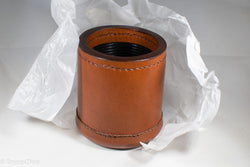 Handmade Leather Dice Cup (Light Brown) (Online Only)