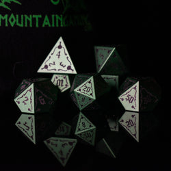 The Mad Scientist Aluminum Metal Dice Set (ONLINE ORDER ONLY)