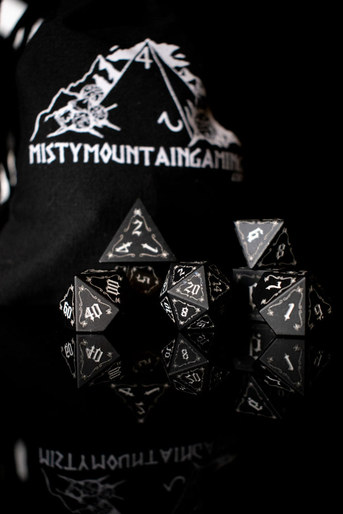 The Spider Aluminum Metal Dice Set (ONLINE ORDER ONLY)