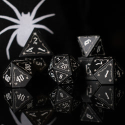 The Spider Aluminum Metal Dice Set (ONLINE ORDER ONLY)
