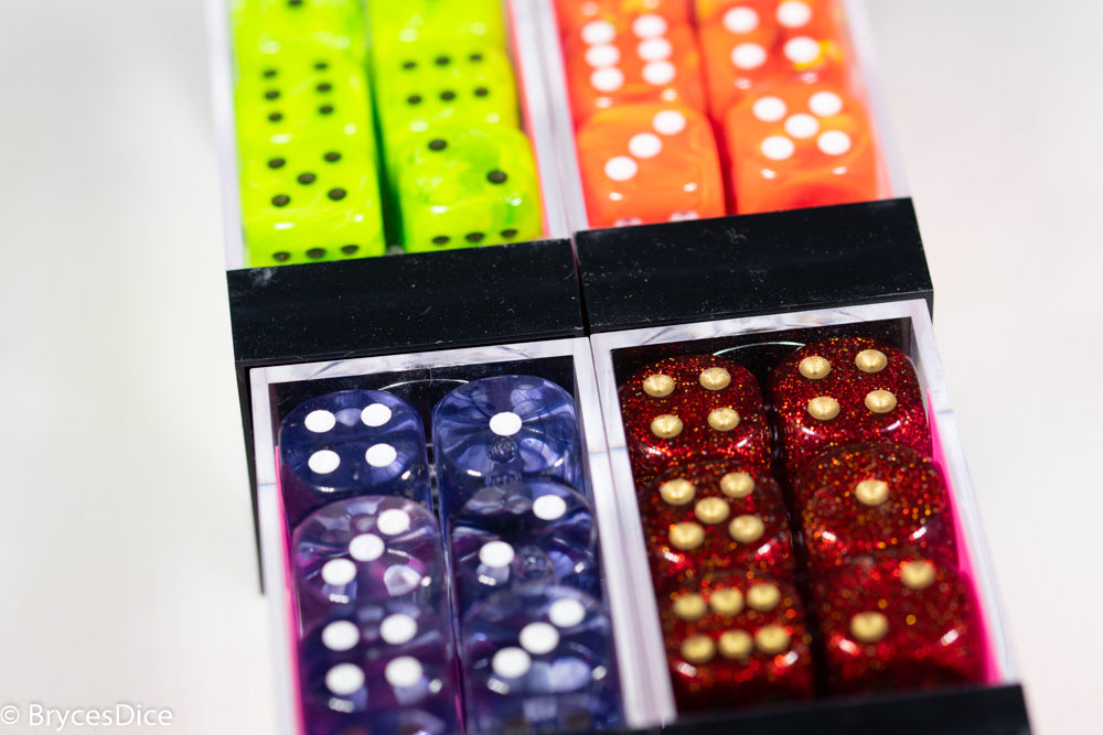 Factory-Second 16mm Dice Set d6 FS16MM Seconds | 12 Dice Block (Online Only)