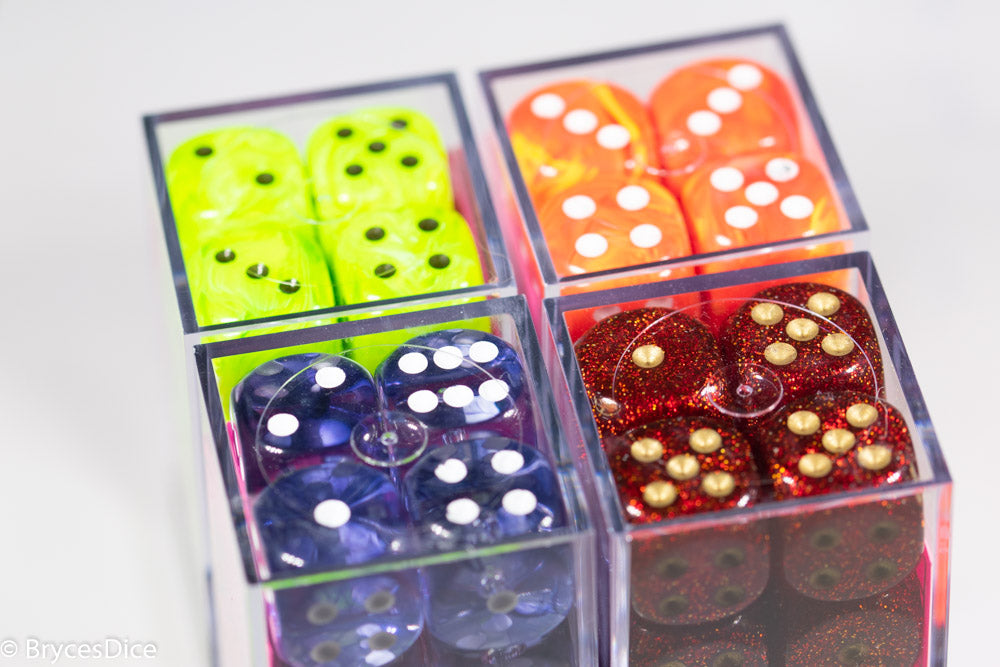 Factory-Second 16mm Dice Set d6 FS16MM Seconds | 12 Dice Block (Online Only)