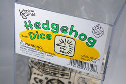 Hedgehog Opaque Dice 16mm D6 Koplow Dice - with Black Pips (Online Only)