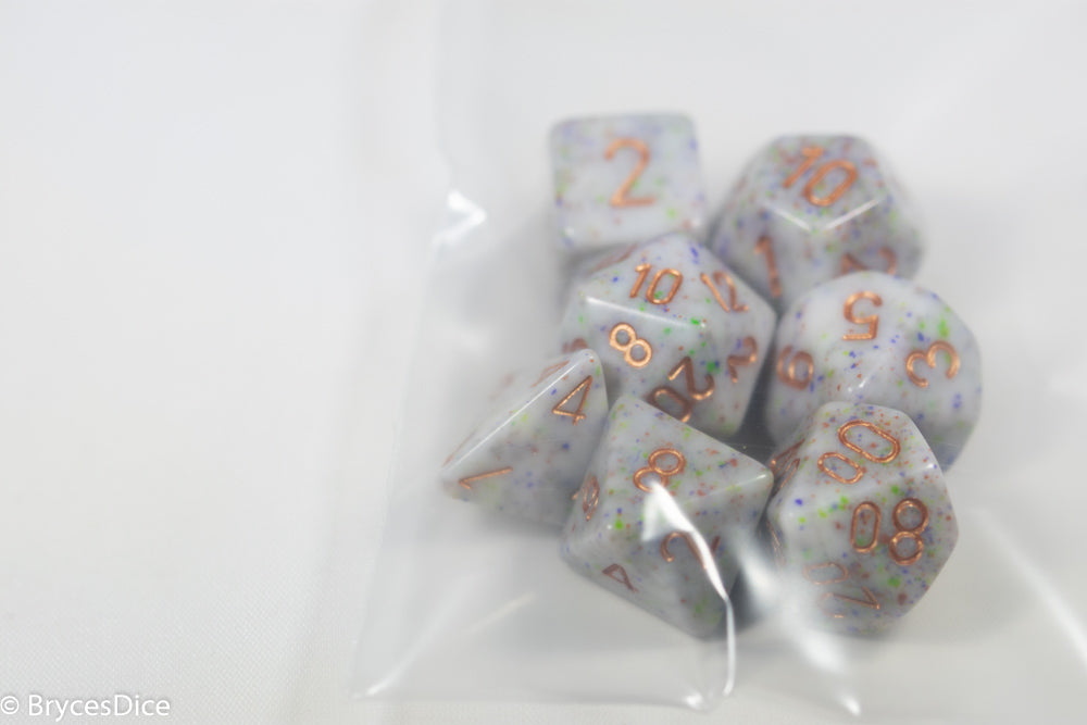 Speckled PoD 7-Dice (varies colors) (Online Only)