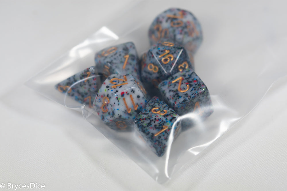Speckled PoD 7-Dice (varies colors) (Online Only)