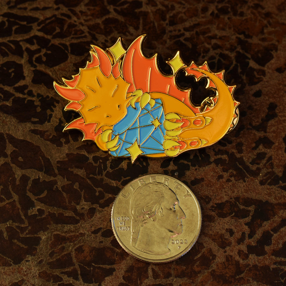 Gold Dragon Pin (ONLINE ORDER ONLY)