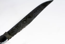 (Green /White/ Red) 9" Damascus Pocket Knife (Online Only)