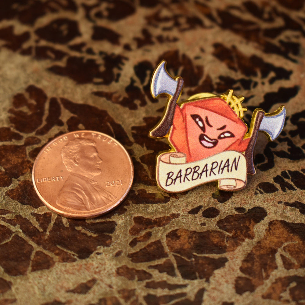 Barbarian Class Pin (ONLINE ORDER ONLY)