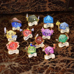 D&D Class Pin Bundle (ONLINE ORDER ONLY)