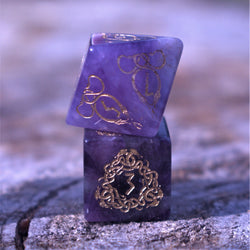Serpent of Midgard Amethyst Dice Set (ONLINE ORDER ONLY)
