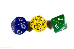 Emotion, Weather, and Direction Dice 3pc Set by Bescon (Online Only)
