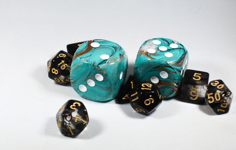 Marble 30mm Oxi-Copper w/White (Online Only)
