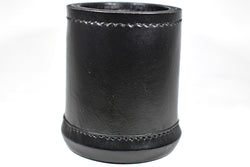 Handmade Leather Dice Cup (Black) (Online Only)