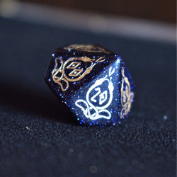 Serpent of Midgard Blue Sandstone Dice Set (ONLINE ORDER ONLY)