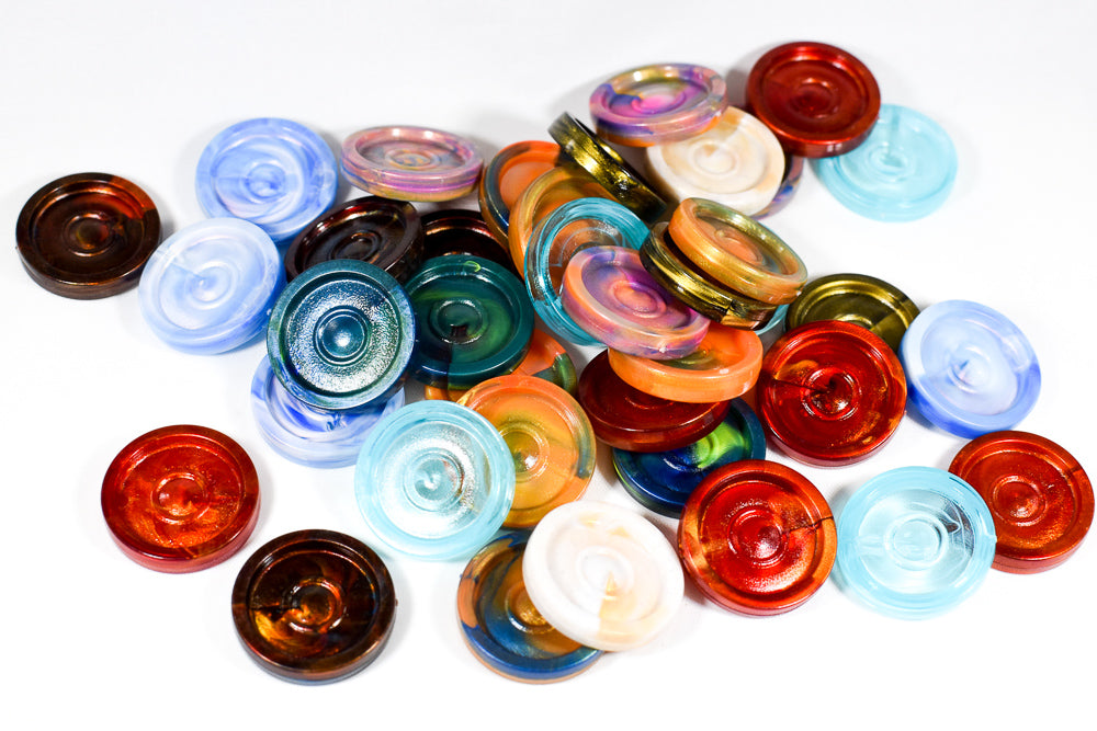 Chessex Checkers Pieces Varies Colors (Online Only)