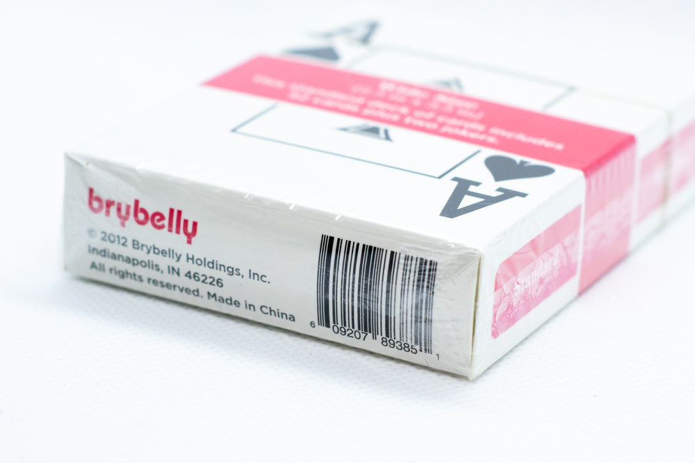 Single Red Deck, Wide Size, Jumbo-Index, Plastic-Coated Playing Cards by Brybelly (Online Only)