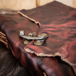 Natural Edge Crunched Cowhide Leather Journal (ONLINE ORDER ONLY)