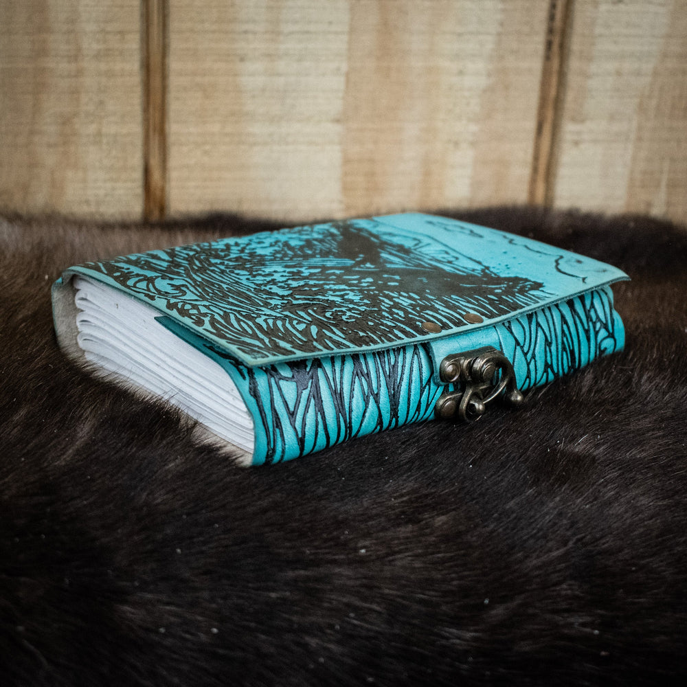 "Humpback Family" Leather Journal (ONLINE ORDER ONLY)