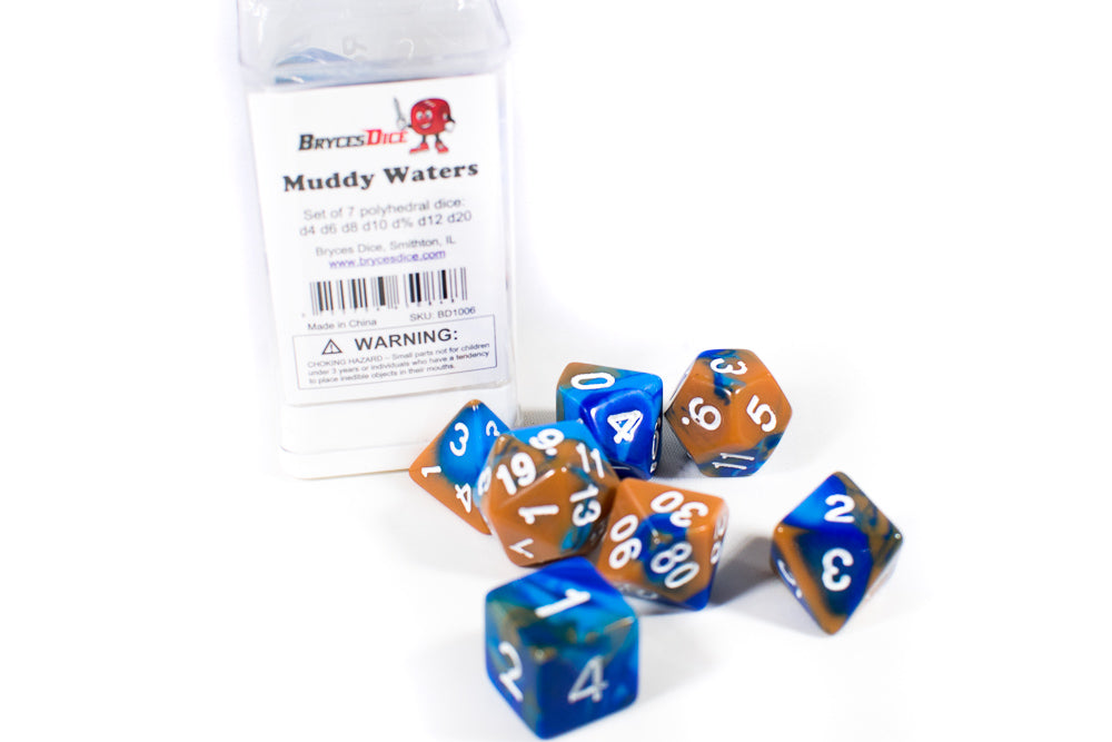 Muddy Waters Tri-Color Swirl Blue/Blue/Brown (Online Only)